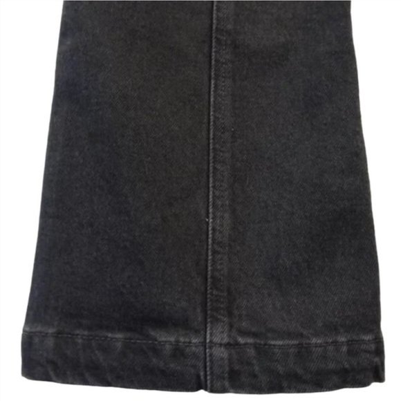 NEW Free People Flare Leg Bootcut Jeans Womens Size 28 Black Denim - Picture 3 of 6